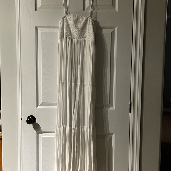 NWT- Elegant White Maxi Dress - Picture 2 of 6